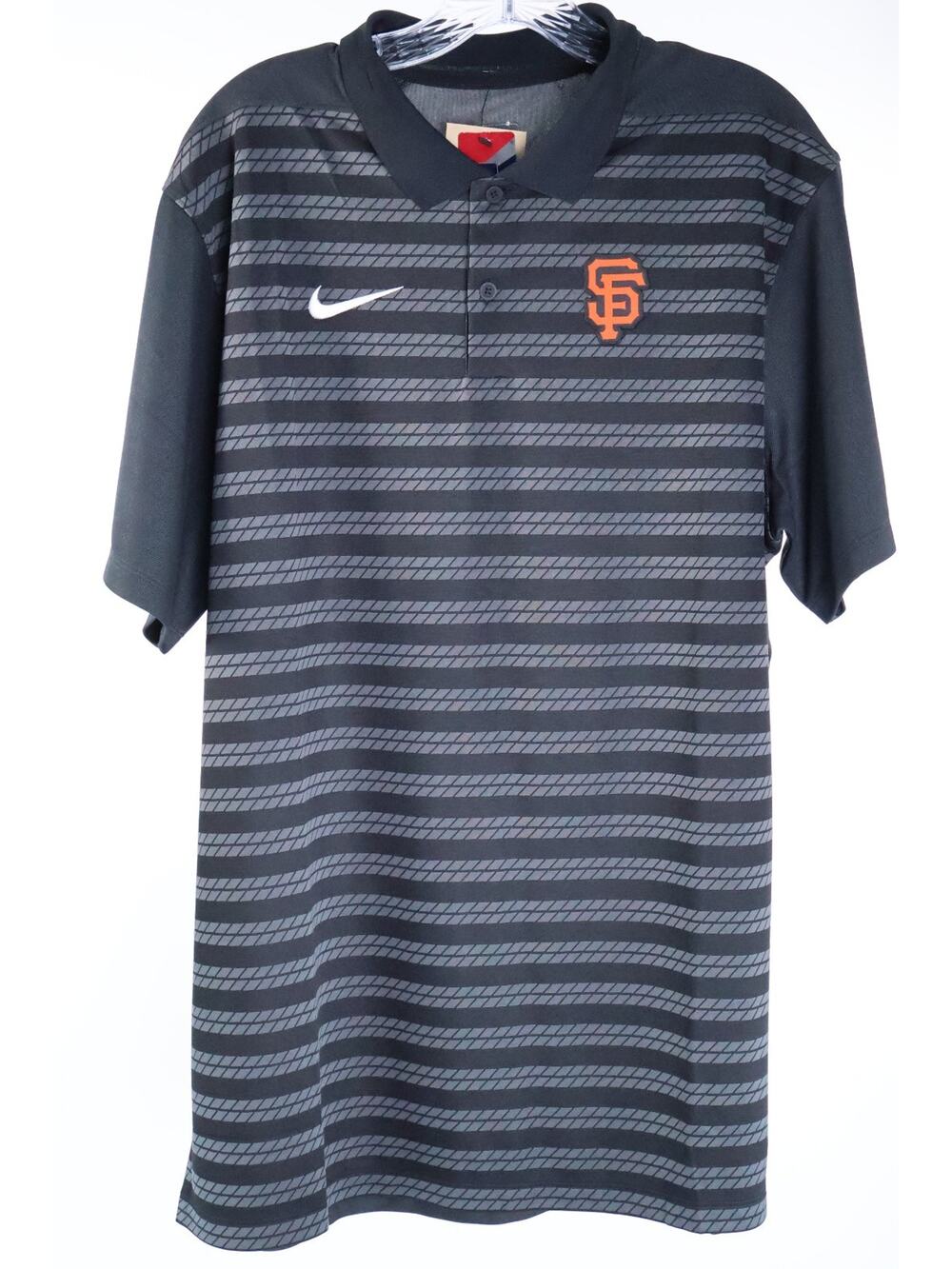 Nike Dri-Fit San Francisco Giants Authentic Collection Polo Shirt L New Read